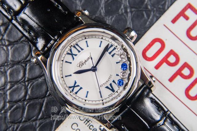 Chopard手錶 蕭邦Happy Sport腕表 五珠天然貝殼面 蕭邦自動機械女表 蕭邦高端女士腕表  hds1607